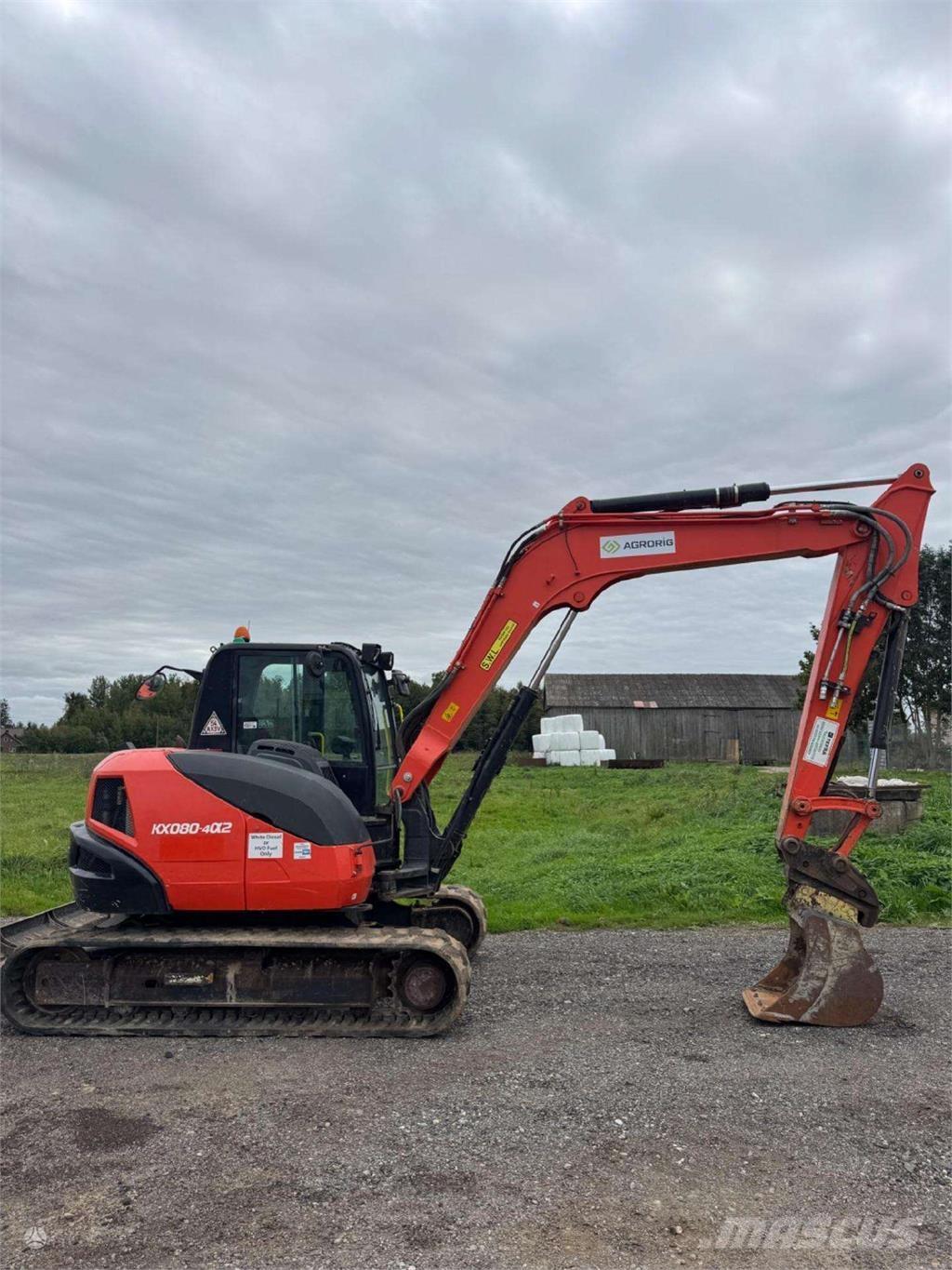 Kubota KX080-4a2 Escavadoras de rastos