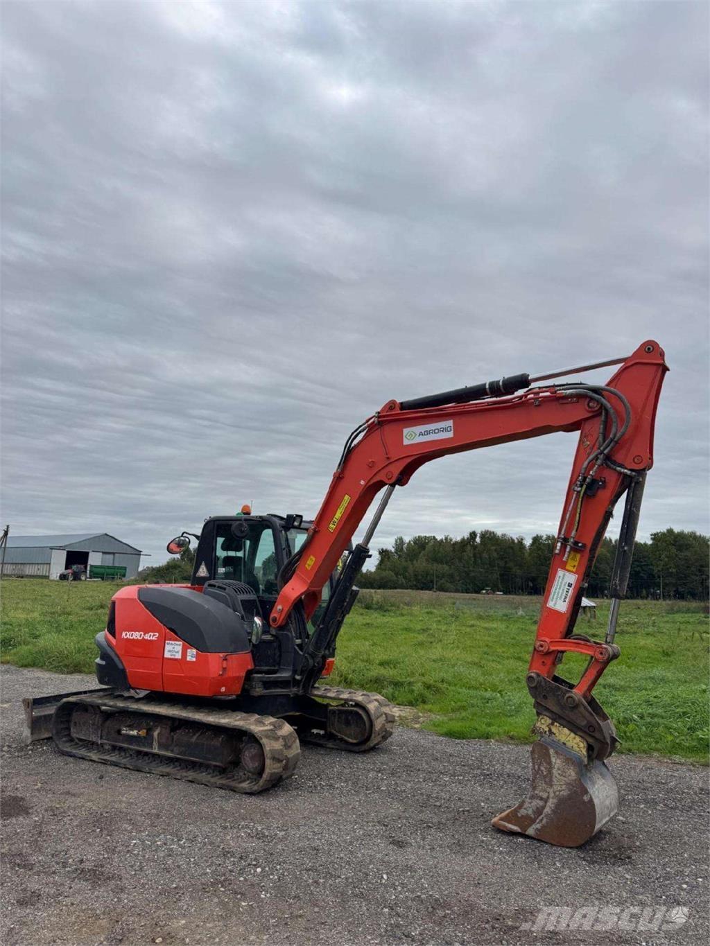 Kubota KX080-4a2 Escavadoras de rastos