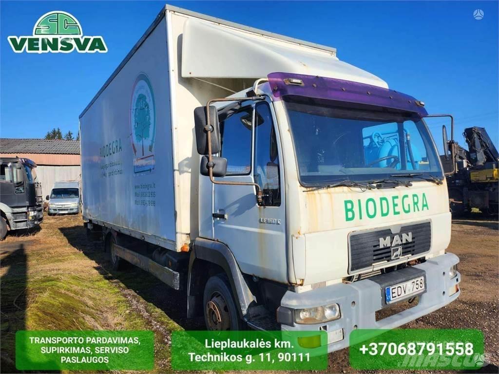 MAN LE 160 C Camiões de caixa fechada