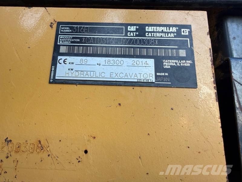 CAT 316E Escavadoras de rastos