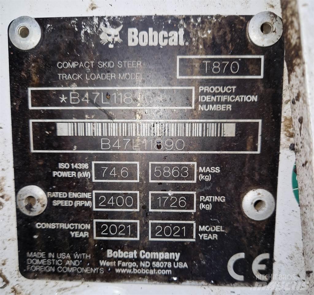 Bobcat T870 Carregadoras de direcção deslizante