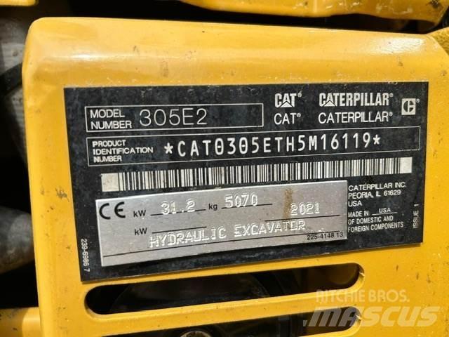 CAT 305CR Mini Escavadoras <7t