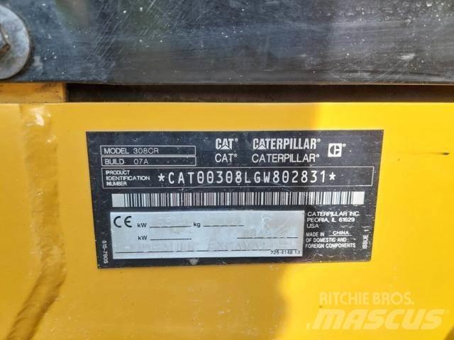 CAT 308 Mini Escavadoras <7t