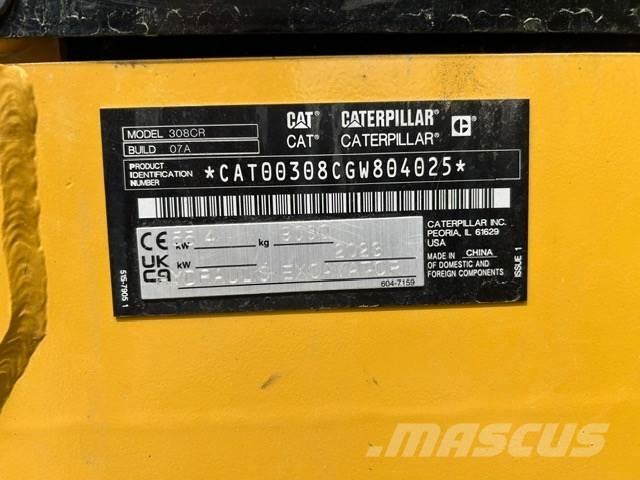 CAT 308-07 Mini Escavadoras <7t
