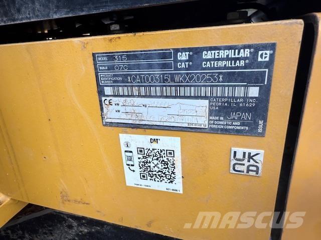 CAT 315 Escavadoras de rastos