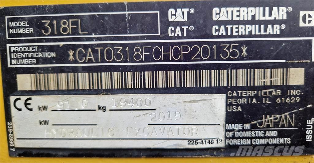 CAT 318FL Escavadoras de rastos