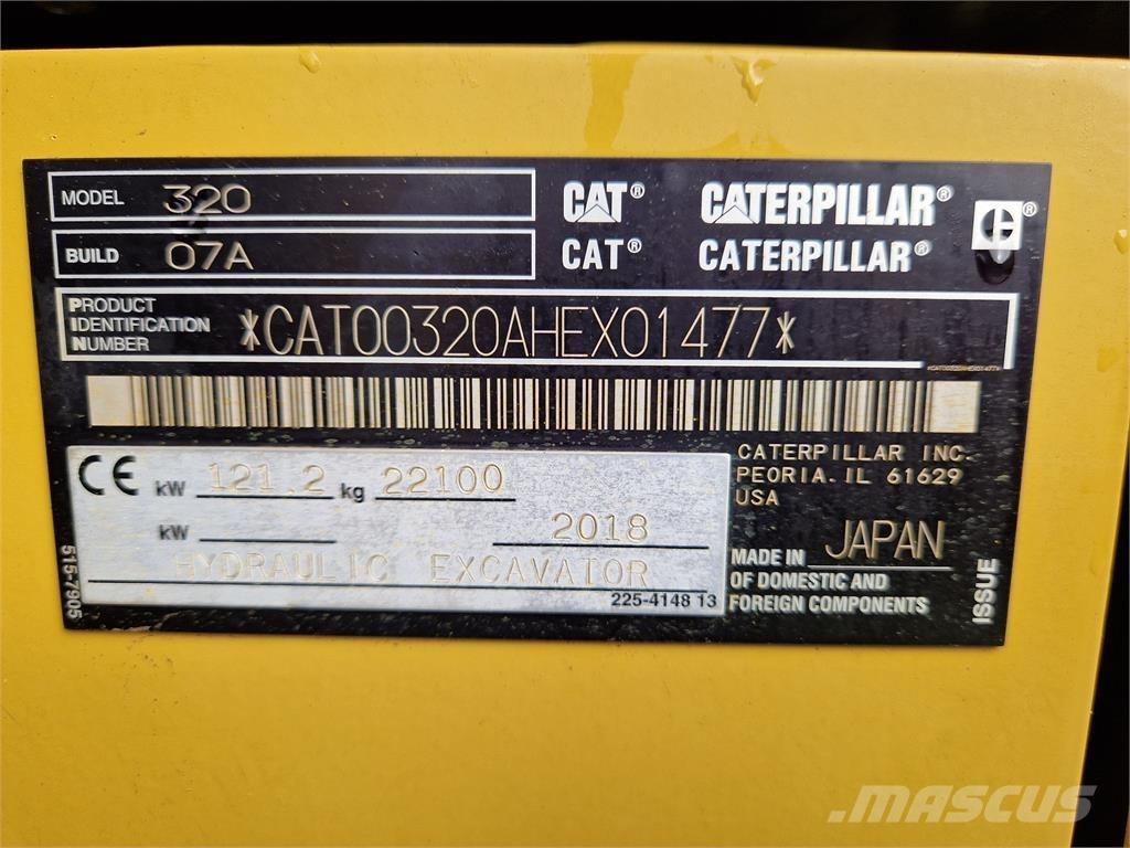 CAT 320 Escavadoras de rastos