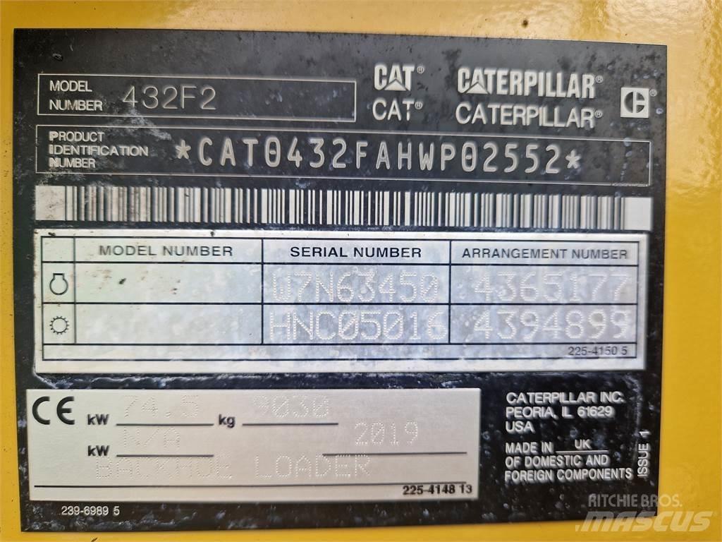 CAT 432F2 Retroescavadoras