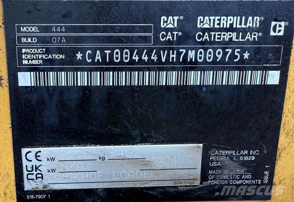 CAT 444 Retroescavadoras