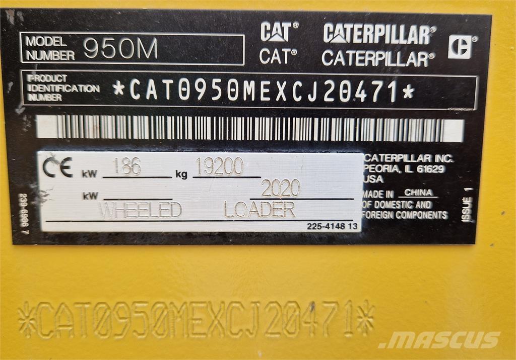 CAT 950M Pás carregadoras de rodas