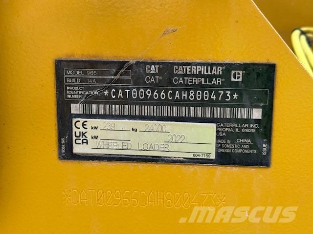 CAT 966 Pás carregadoras de rodas