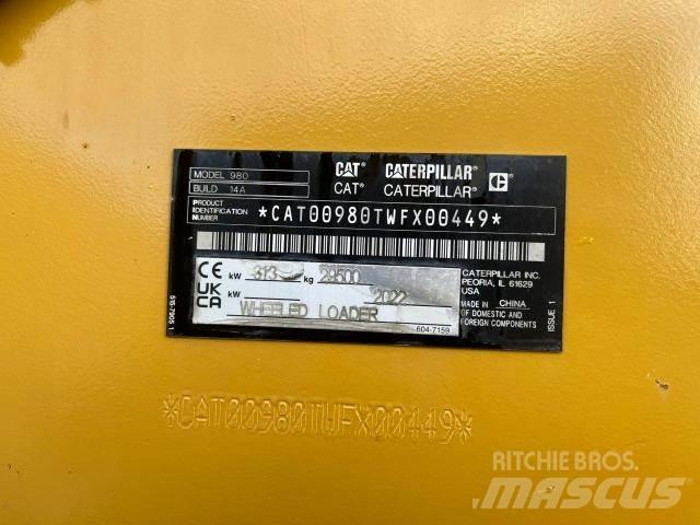 CAT 980 NG Pás carregadoras de rodas
