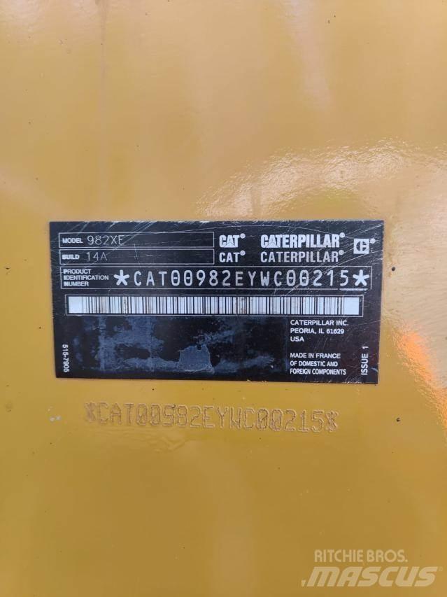 CAT 982XE Pás carregadoras de rodas