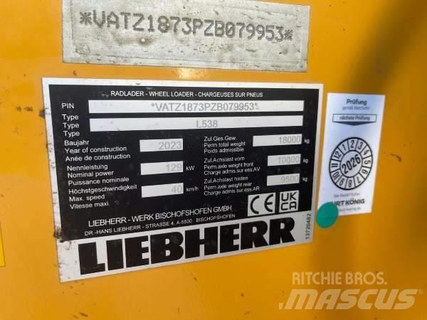 Liebherr L 538 V Pás carregadoras de rodas