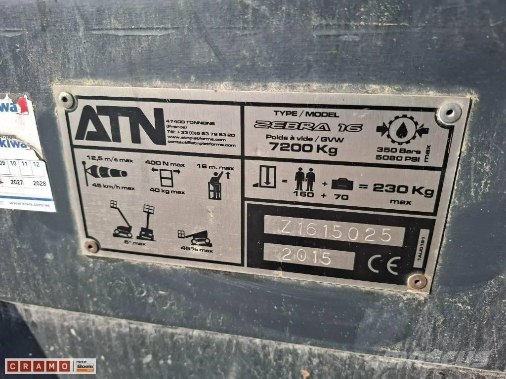 ATN Zebra 16 Elevadores braços articulados