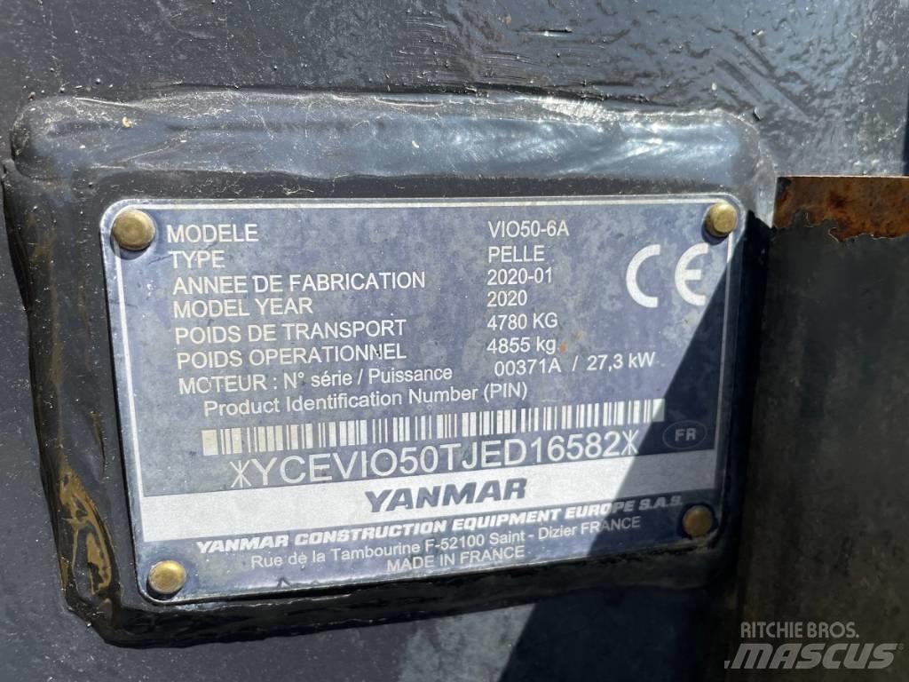 Yanmar Vio 50-6 Mini Escavadoras <7t