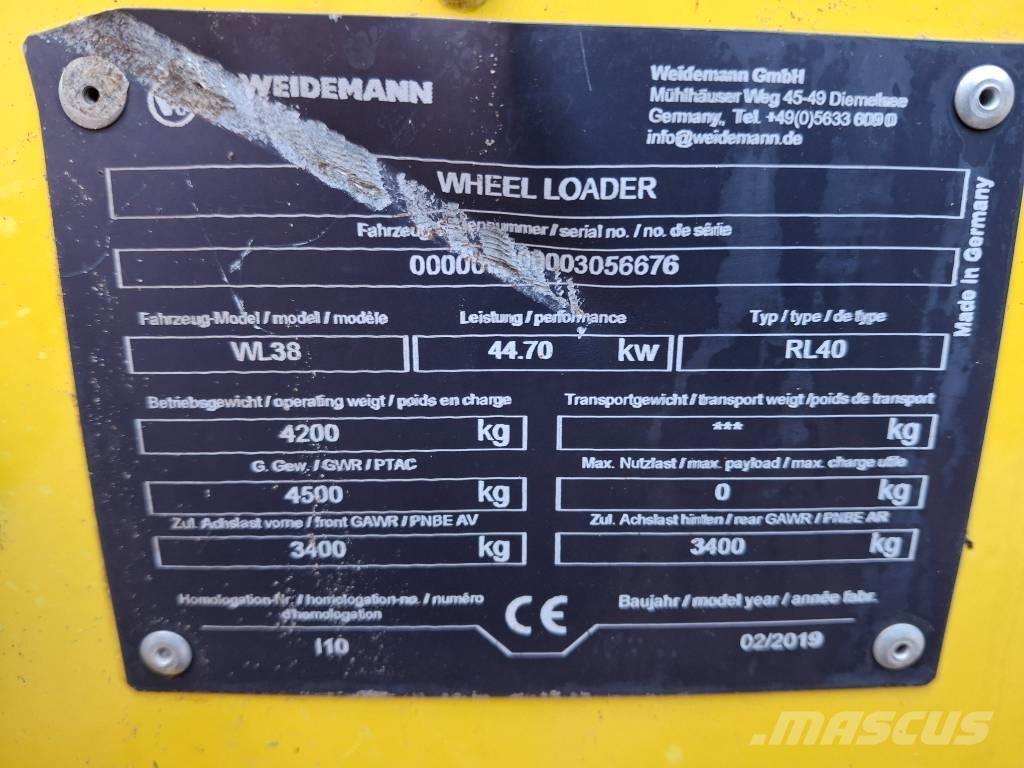 Wacker Neuson WL 38 Pás carregadoras de rodas