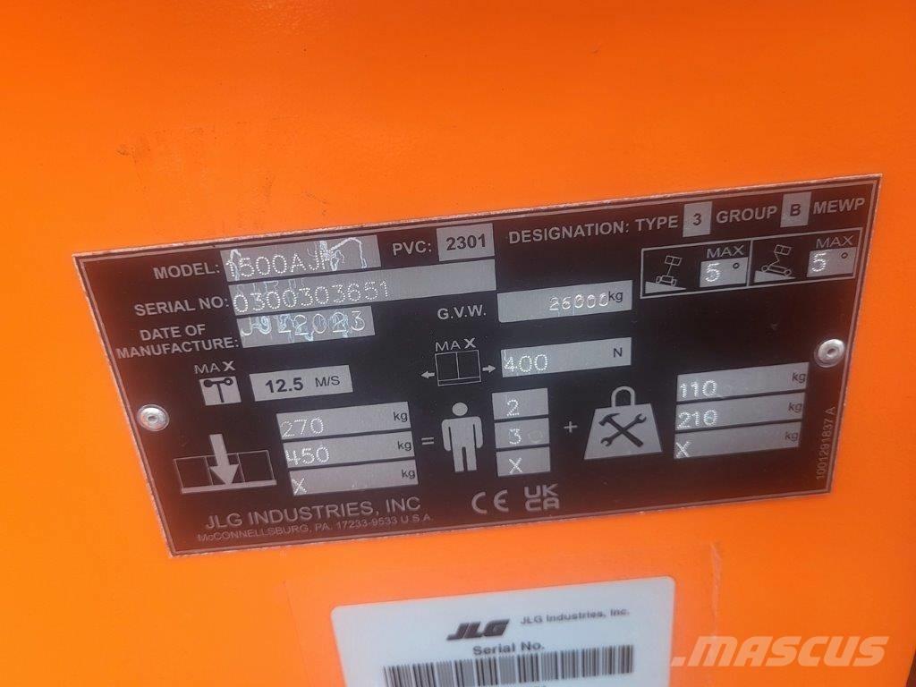 JLG 1500AJP Elevadores braços articulados