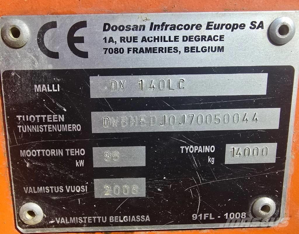 Doosan DX 140 LC Escavadoras de rastos