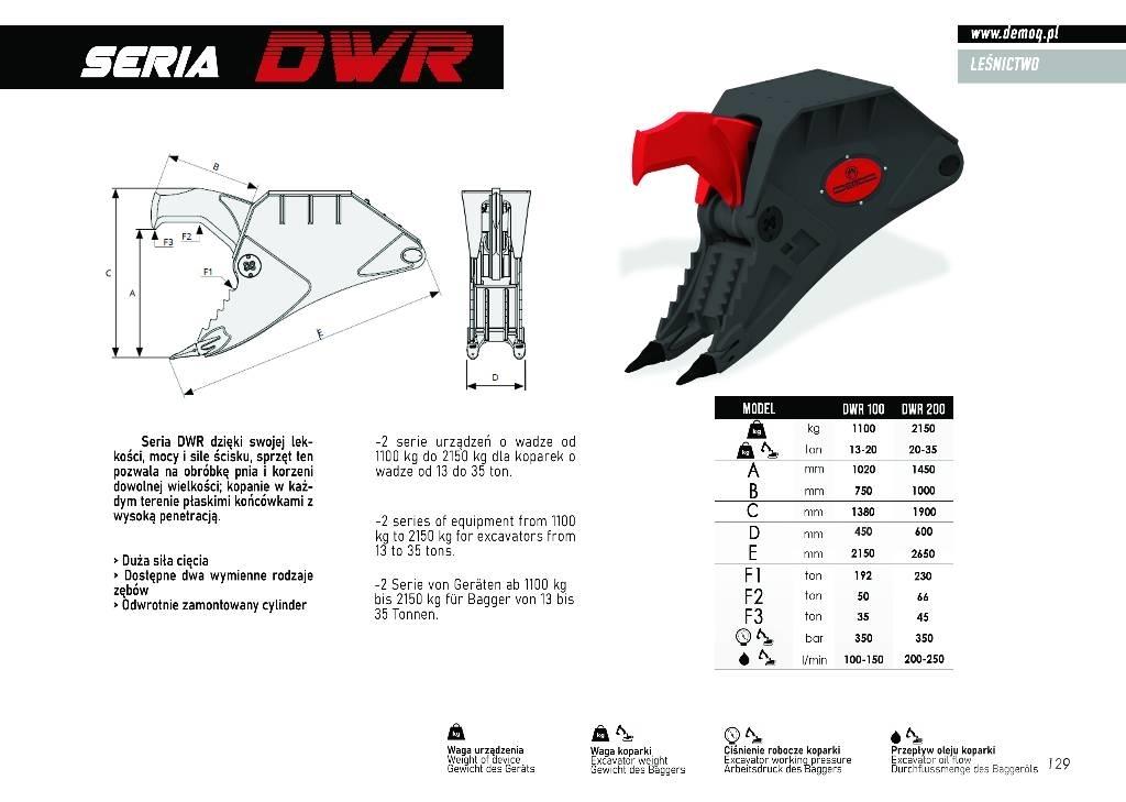  DEMOQ DWR100 Outros componentes