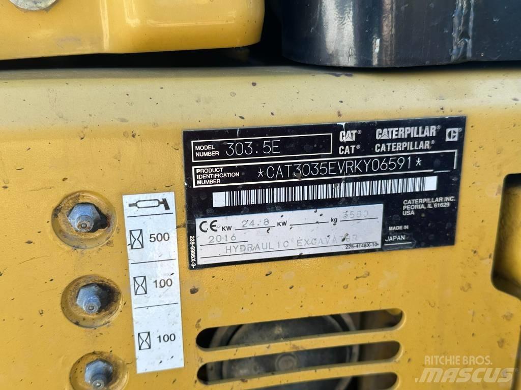 CAT 303.5 Mini Escavadoras <7t