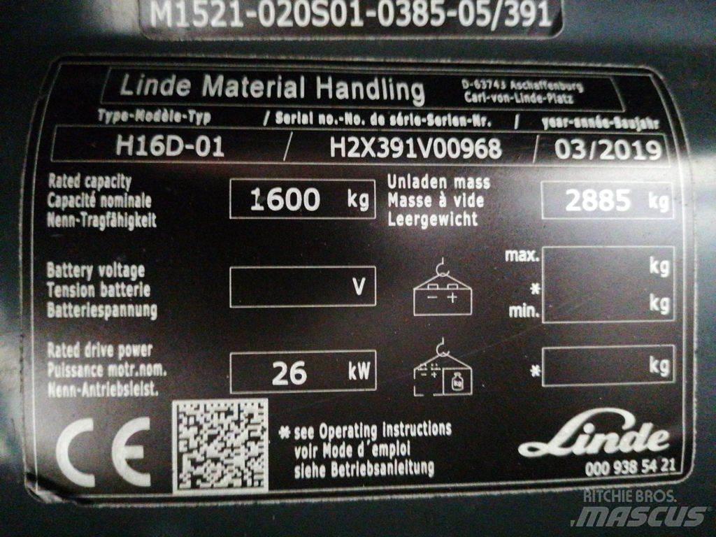 Linde H16D-01 Empilhadores Diesel
