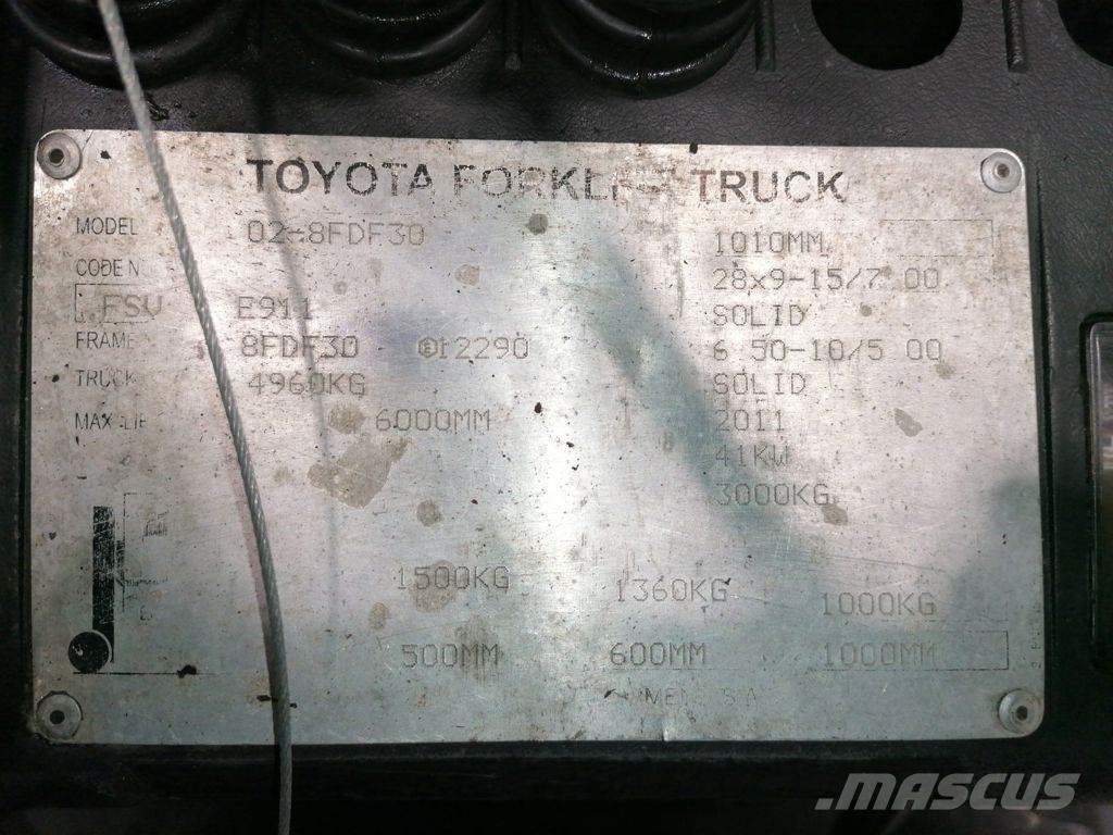 Toyota 02-8FDF30 Empilhadores Diesel