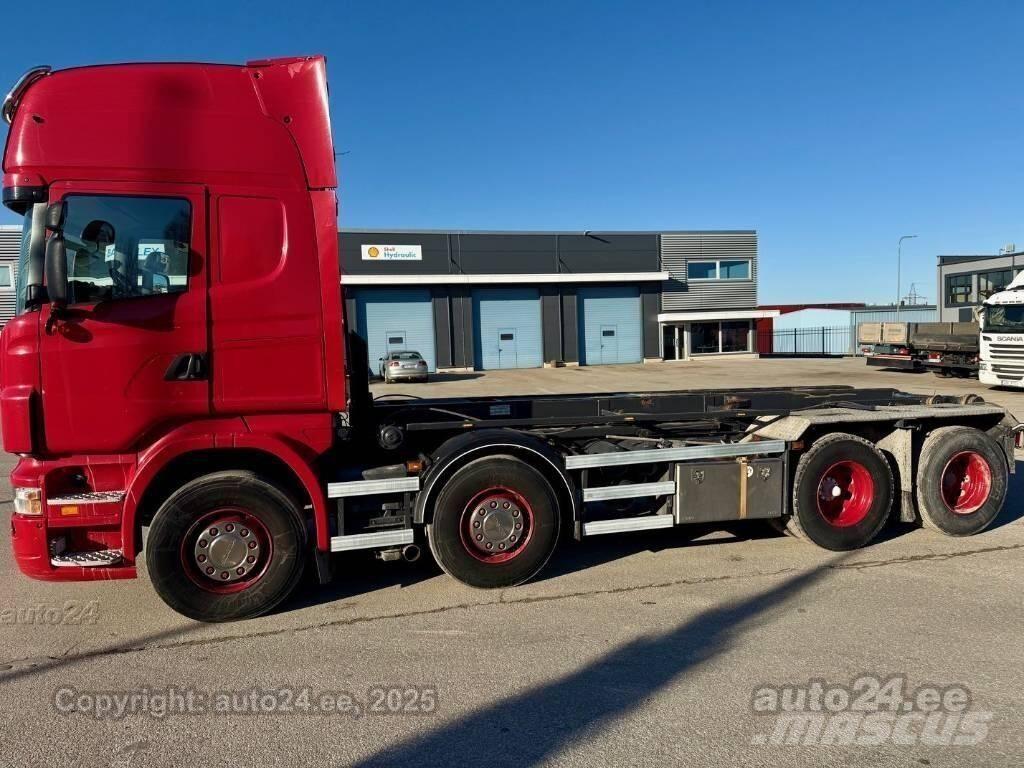 Scania R 480 Camiões caixa desmontável com elevador de cabo
