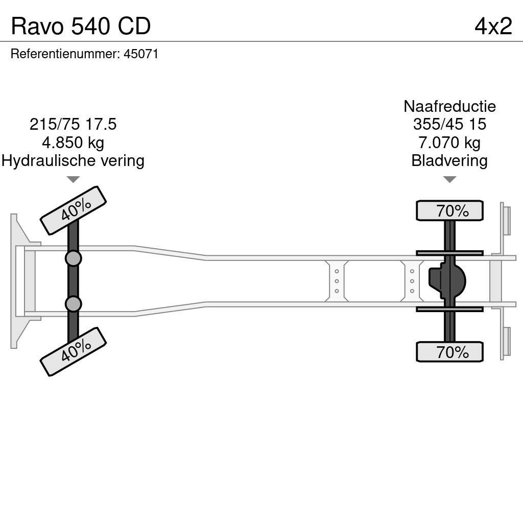 Ravo 540 CD Camiões varredores