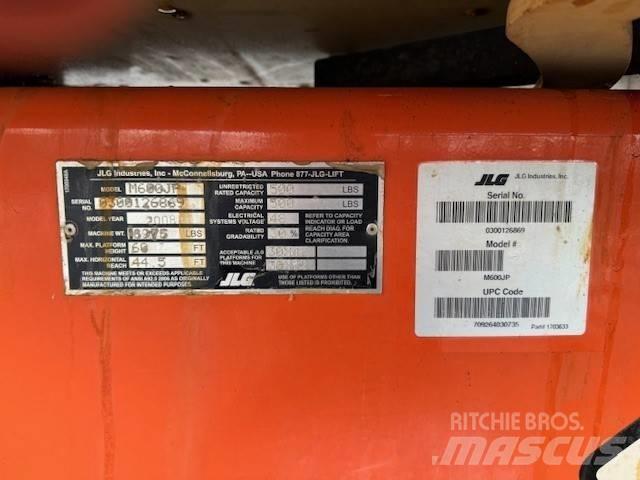 JLG M 600 JP Elevadores braços articulados