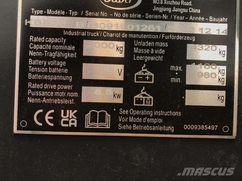 Baoli KBE 20 N Empilhadores eléctricos