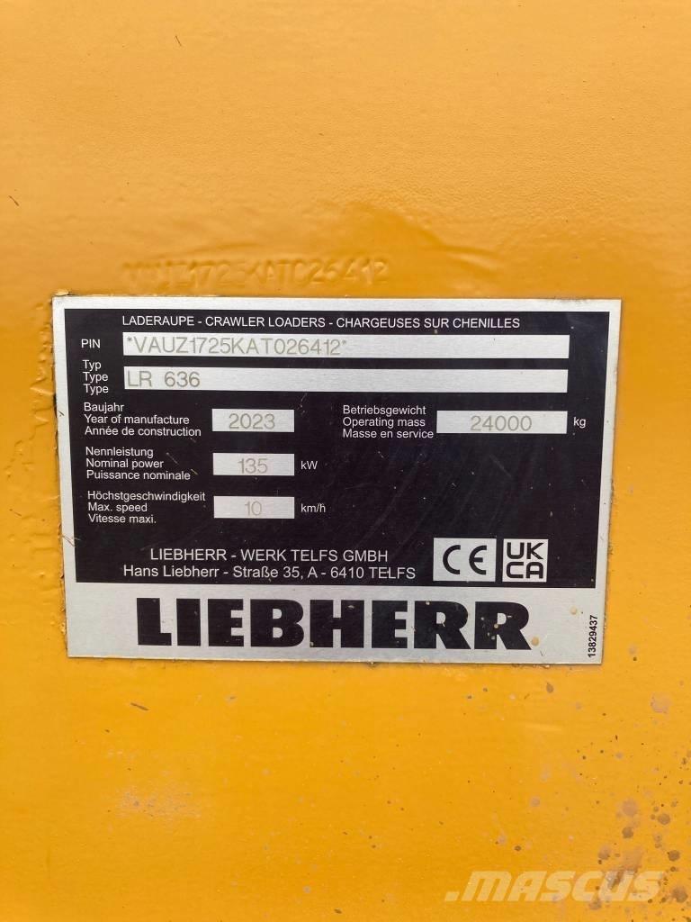 Liebherr LR 636 Pás Carregadoras de rastos
