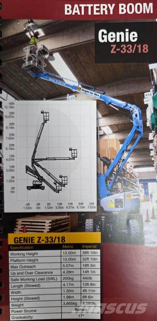 Genie Z 33/18 Elevadores braços articulados