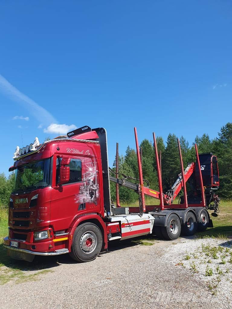 Scania R 650 Camiões de transporte de troncos