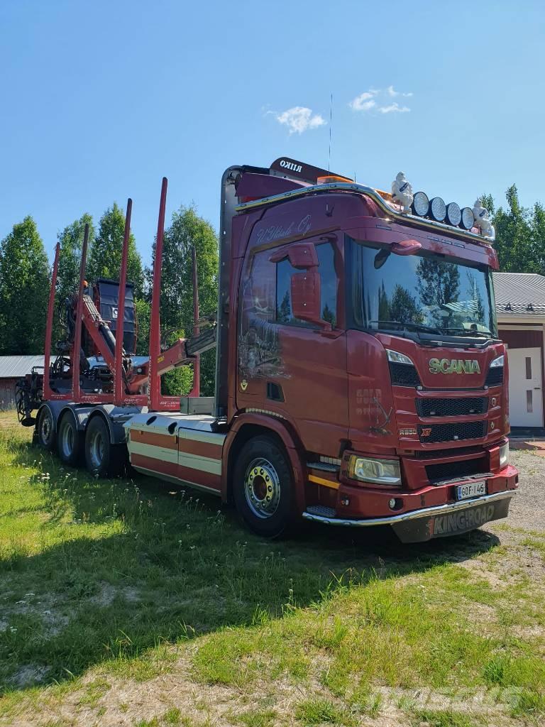 Scania R 650 Camiões de transporte de troncos