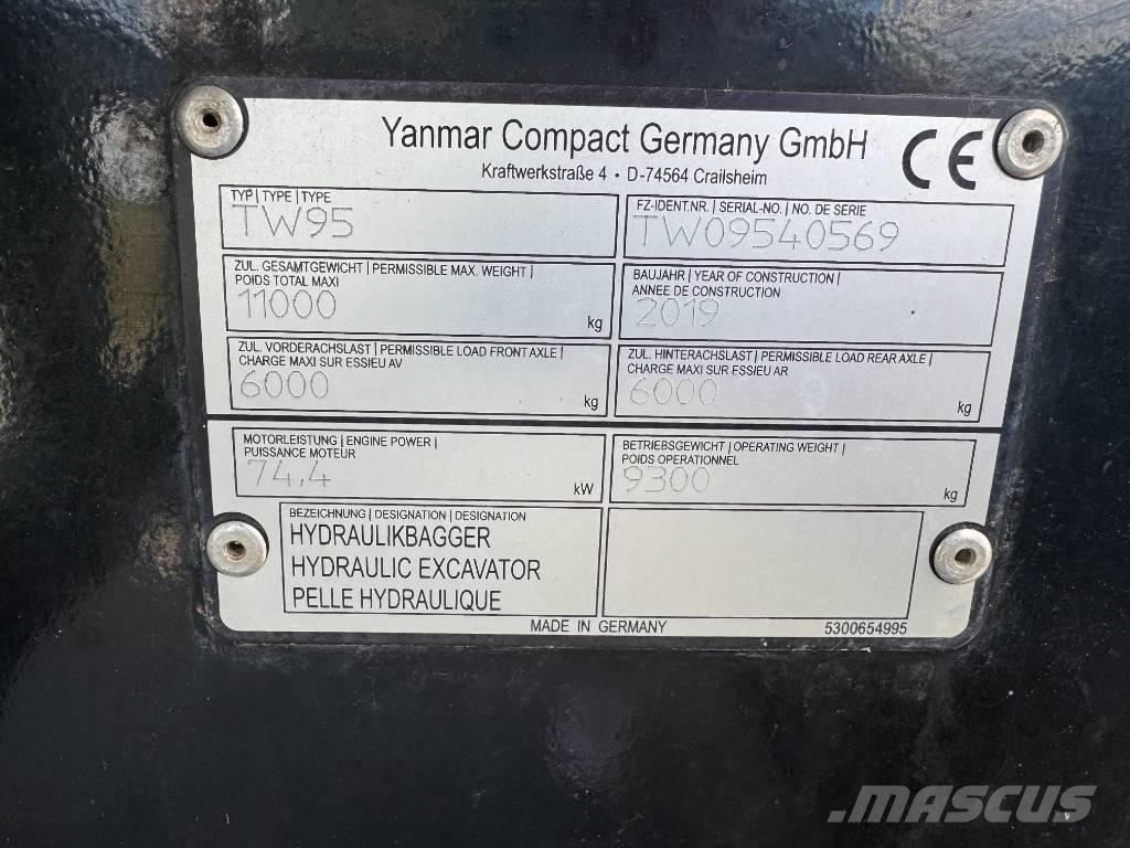 Yanmar / Schaeff TW95 Escavadoras de rodas