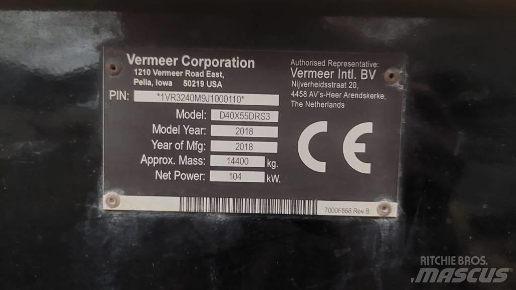 Vermeer D40x55DR S3 Equipamentos de perfuração direcional horizontal