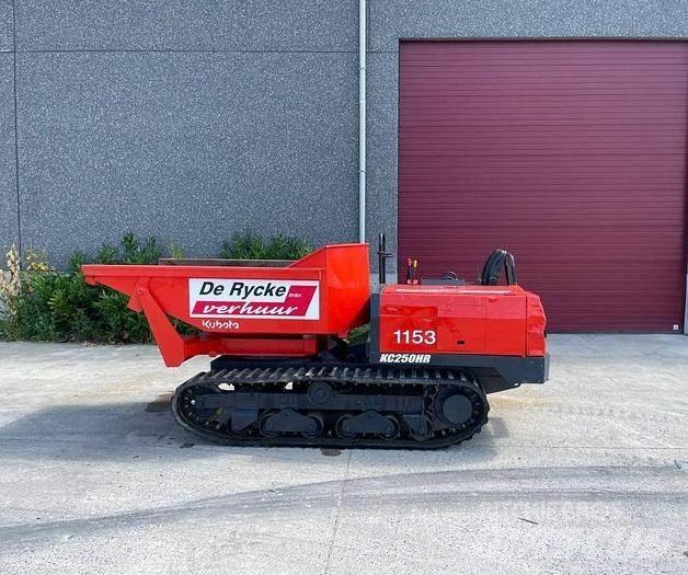 Kubota KC250HR Dumpers de lagartas