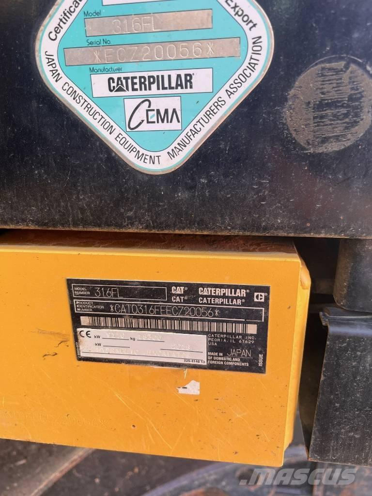 CAT 316FL Escavadoras de rastos