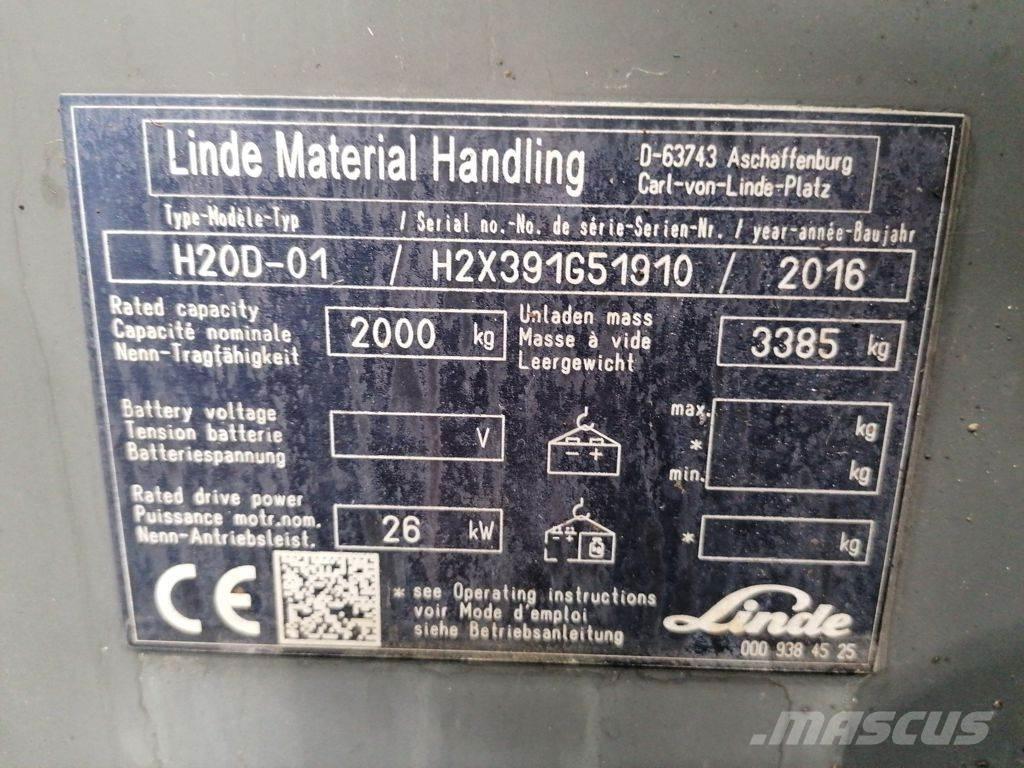 Linde H20D-01 Empilhadores Diesel
