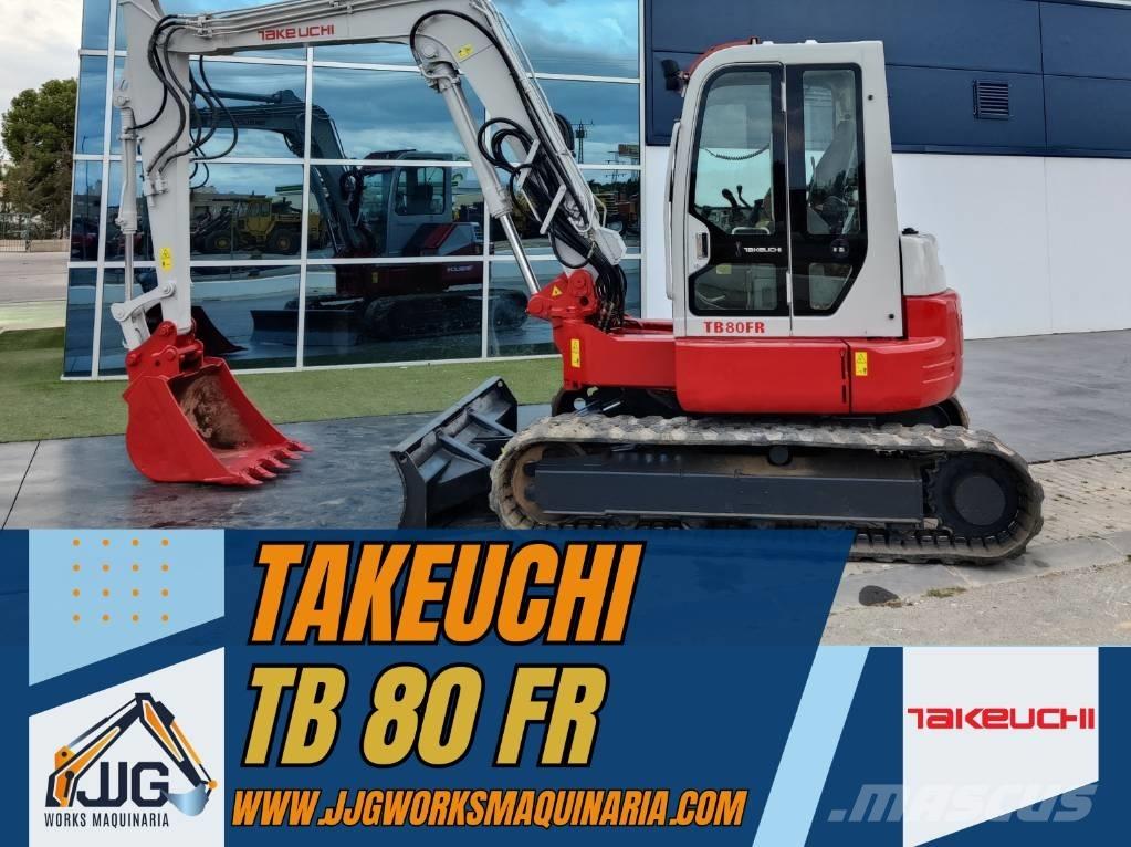 Takeuchi TB 80 FR Mini Escavadoras <7t