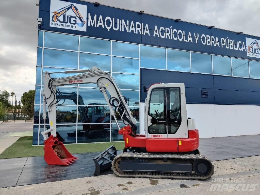 Takeuchi TB 80 FR Mini Escavadoras <7t