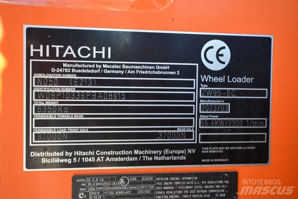 Hitachi ZW 95-6 C Pás carregadoras de rodas