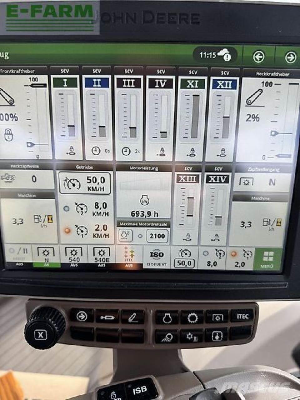 John Deere 6r150 Tratores Agrícolas usados