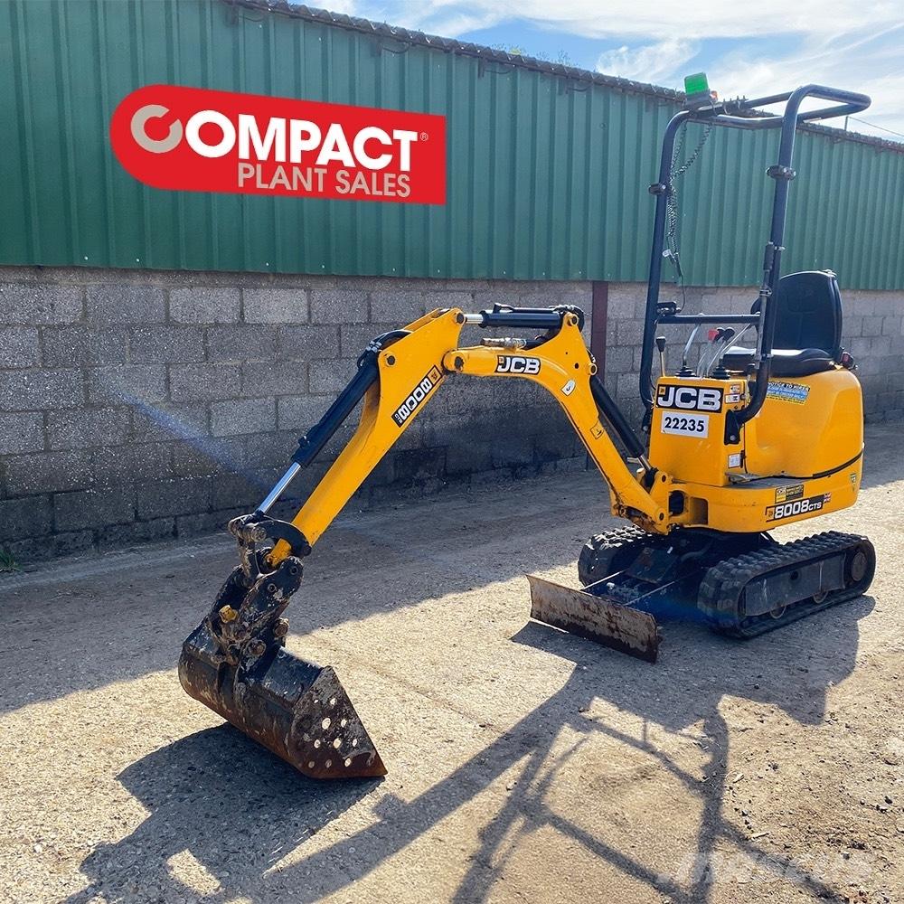 JCB 8008 Mini Escavadoras <7t