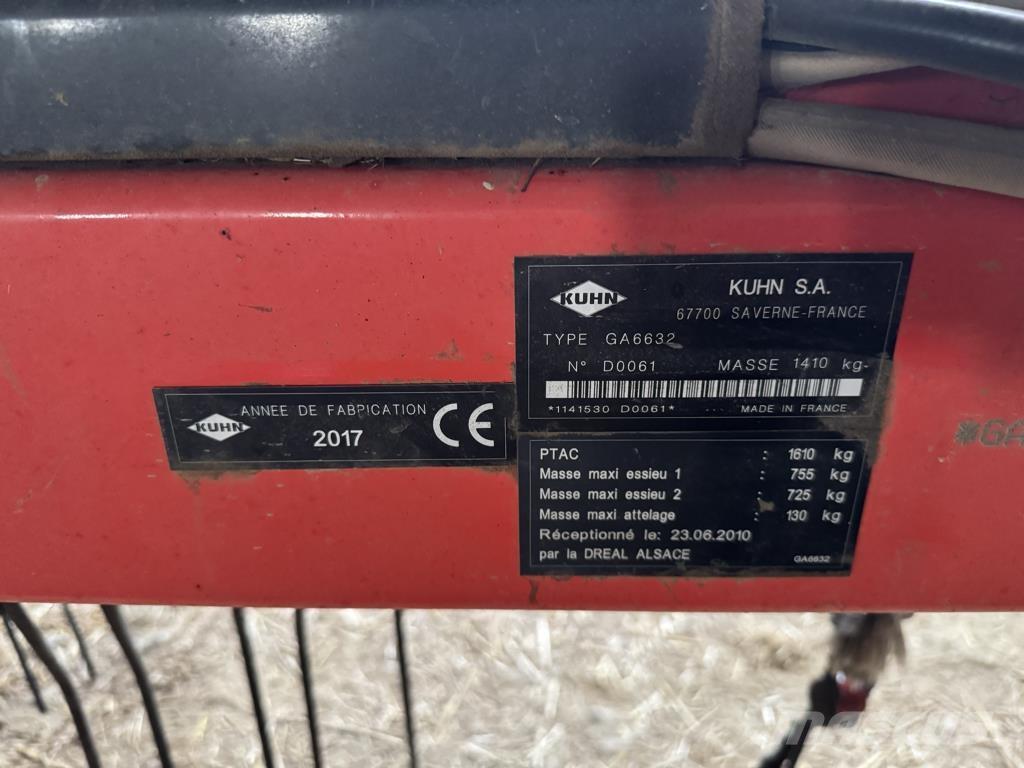 Kuhn GA 6632 + Gadanheiras-fileiras