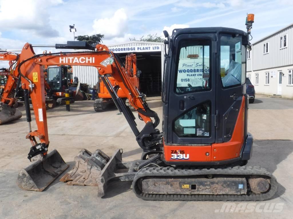 Hitachi ZX 33 U-6 Mini Escavadoras <7t