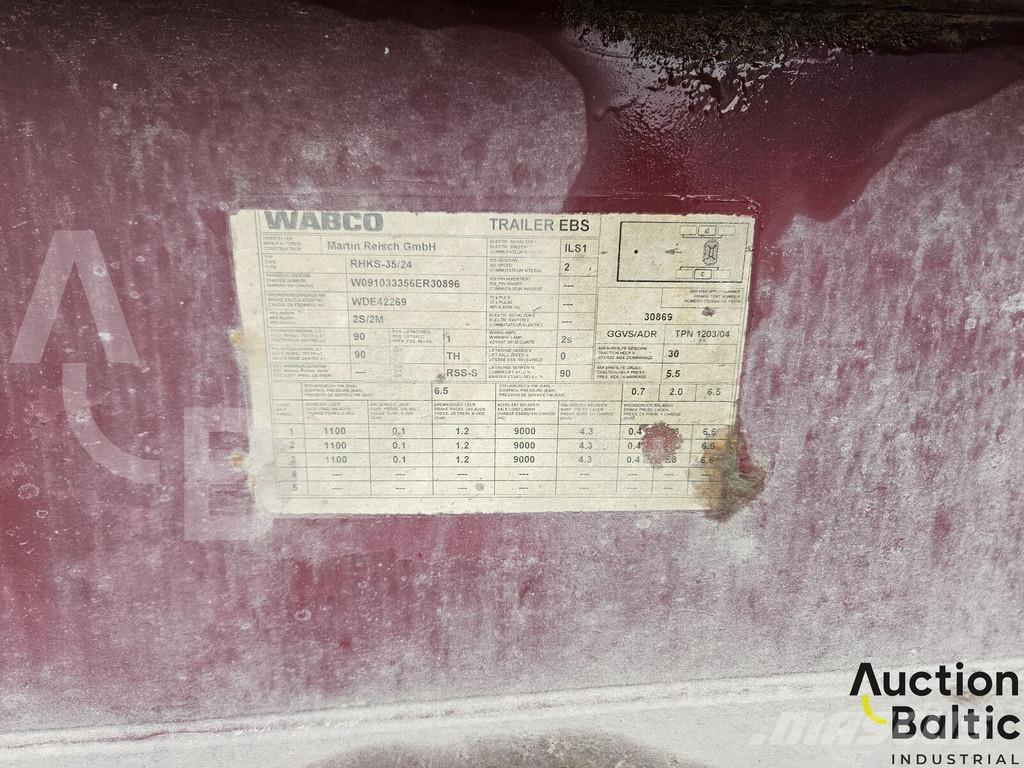 Reisch RHKS-35 Semi Reboques Cortinas Laterais