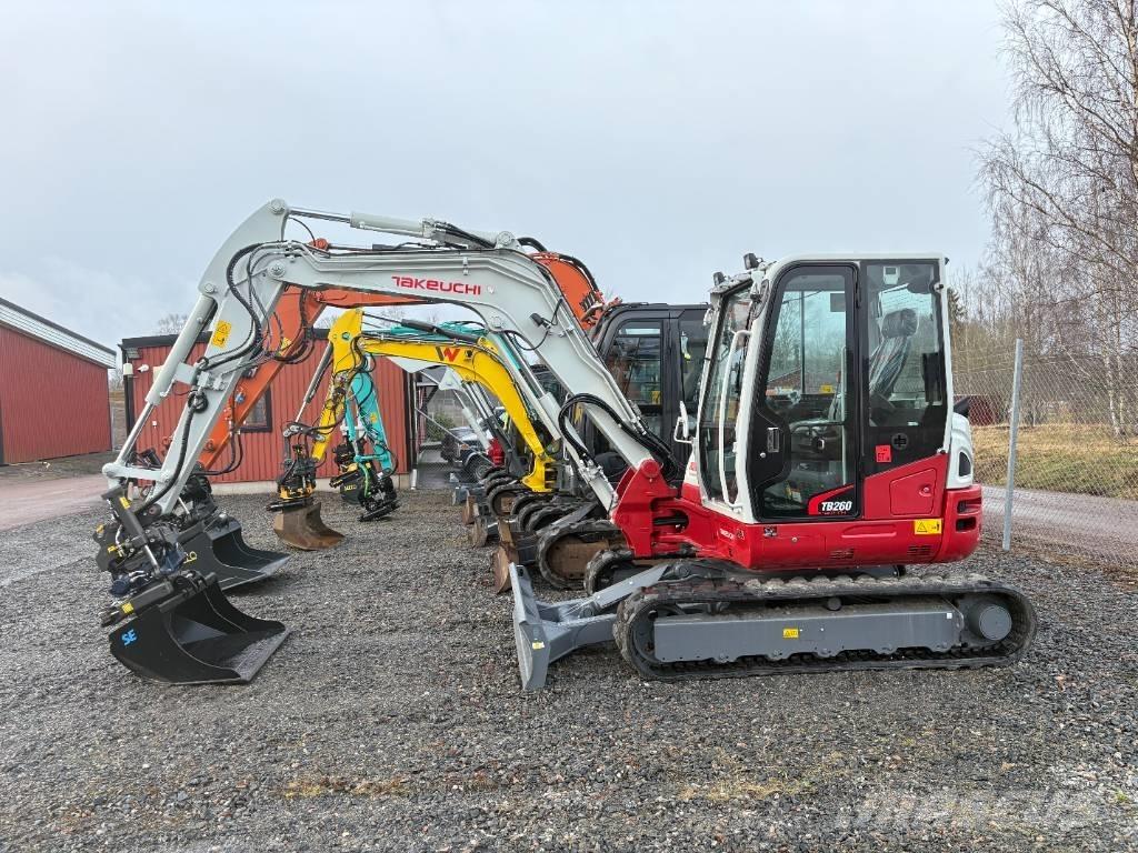 Takeuchi TB260 Mini Escavadoras <7t