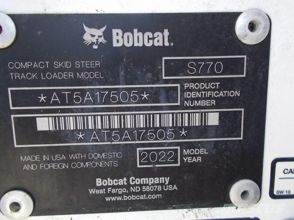 Bobcat S770 Carregadoras de direcção deslizante